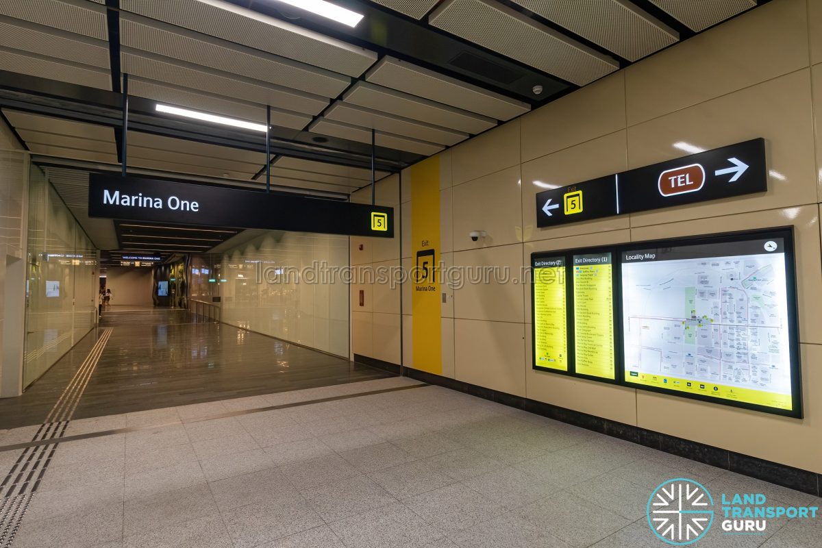 Shenton Way MRT Station Exit 5 Land Transport Guru