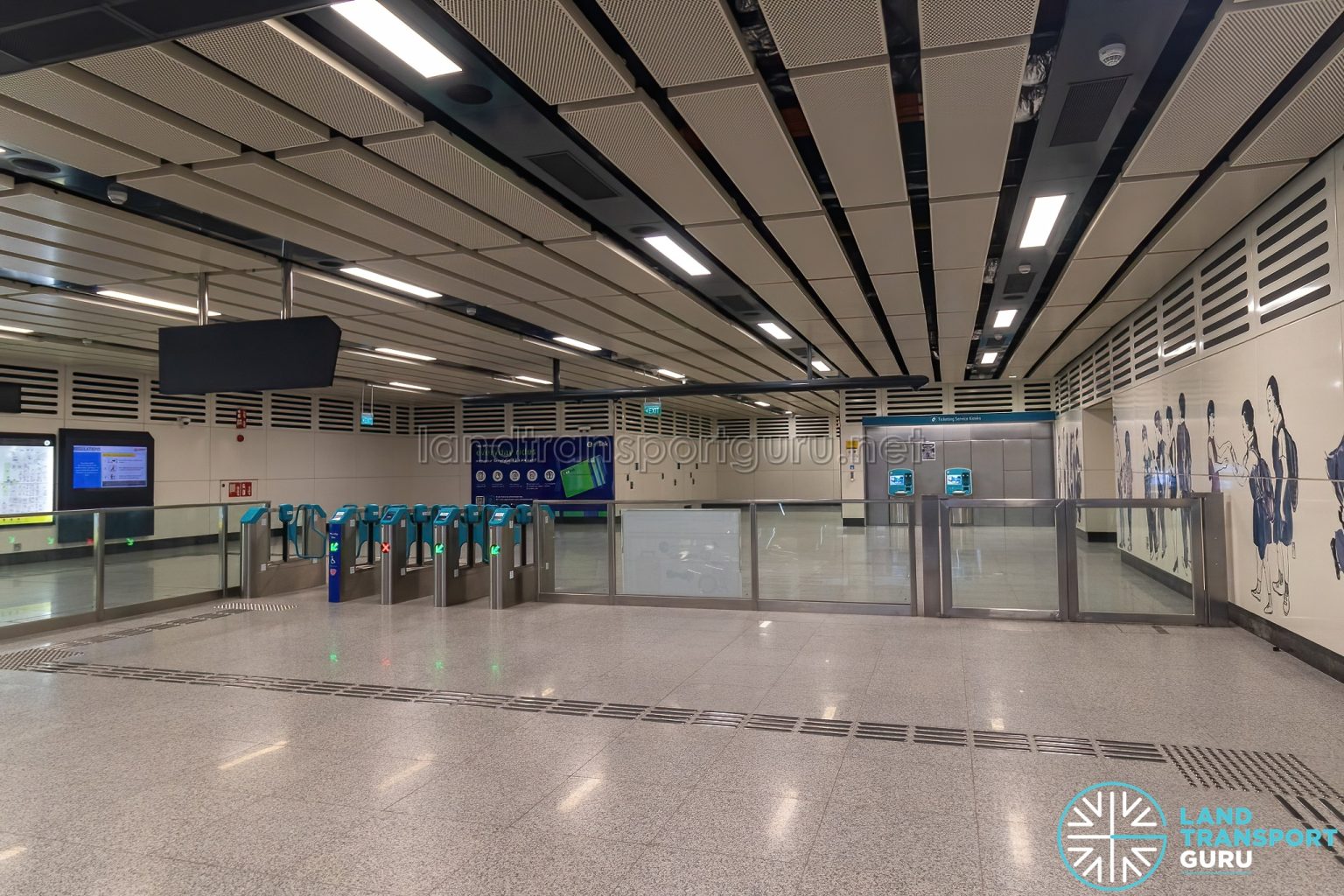 Shenton Way MRT Station – Faregates & Ticketing Service Kiosks | Land ...