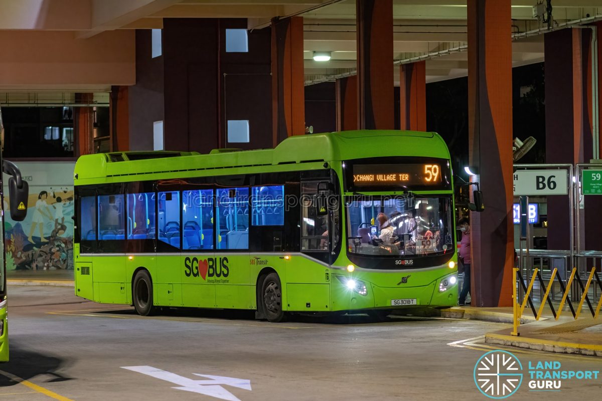 Bus 59 – SBS Transit Volvo B5LH (SG3018T) | Land Transport Guru