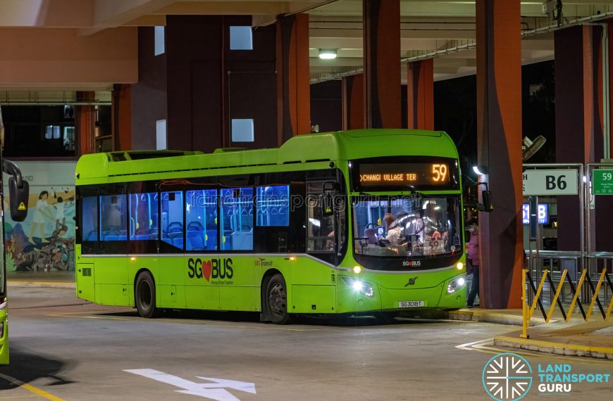 Bus 59 - SBS Transit Volvo B5LH (SG3018T)