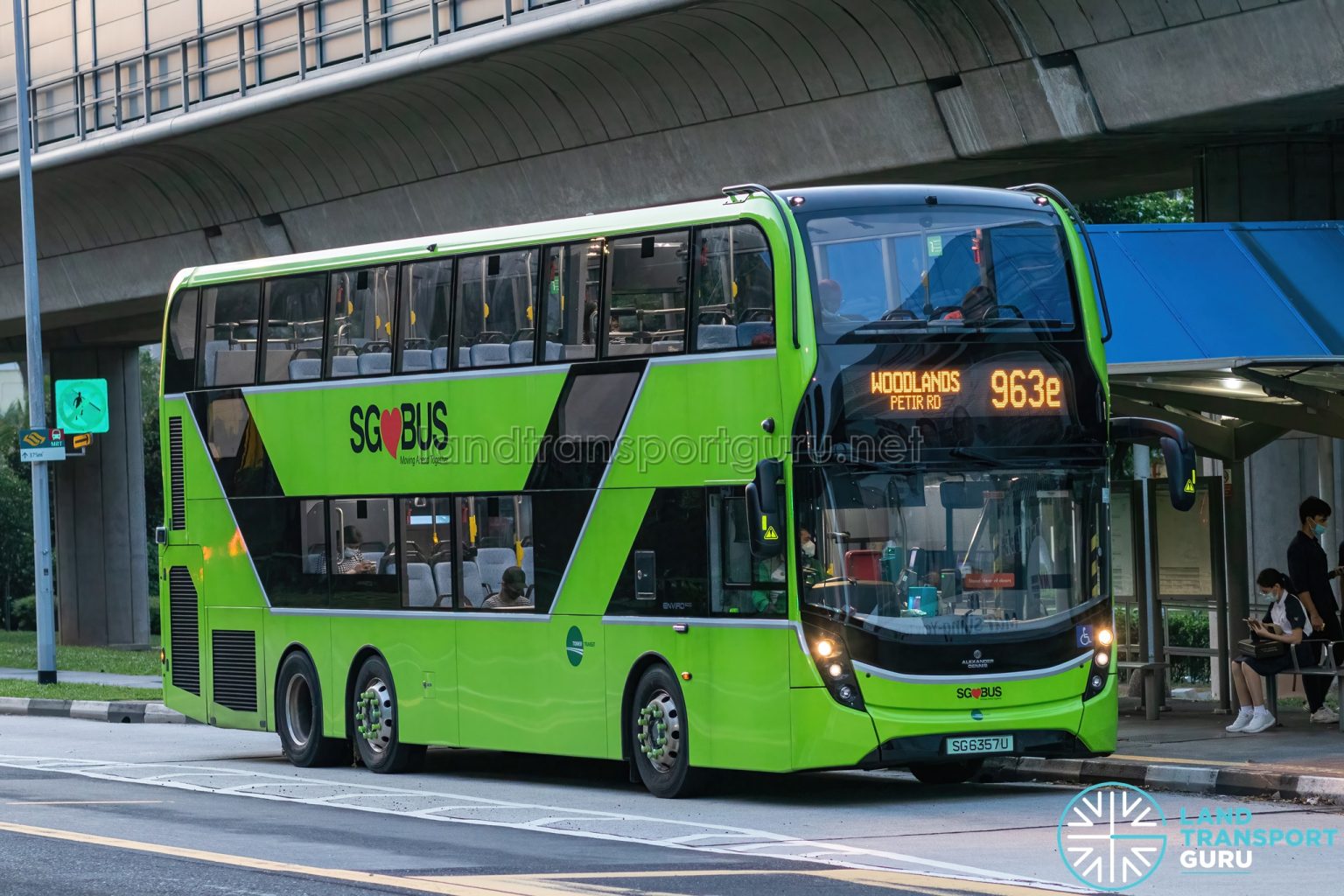 Express 963e – Tower Transit Alexander Dennis Enviro500 (3-Door ...