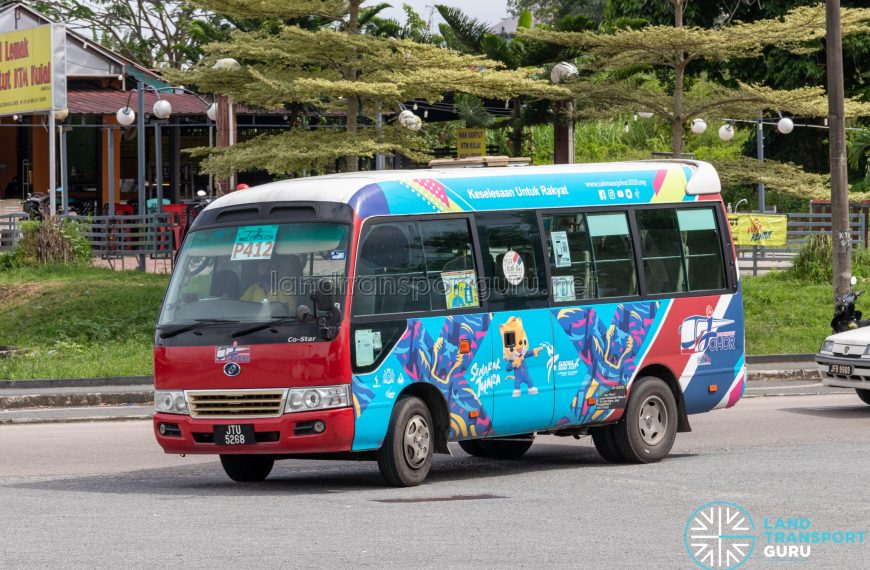 Bas Muafakat Johor Bus Service P412