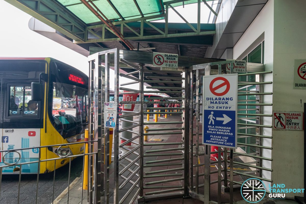 Singapore-bound Passengers At Larkin Sentral To Pay Extra RM1 From 15 ...