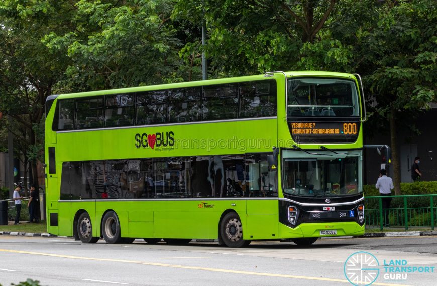 SBS Transit Feeder Bus Service 800