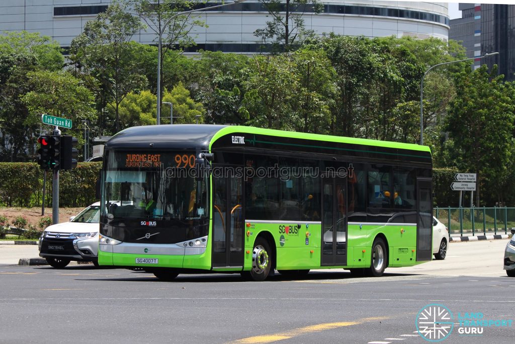 Bus 990 - Tower Transit Volvo BZL SC Neustar City (SG4007T)