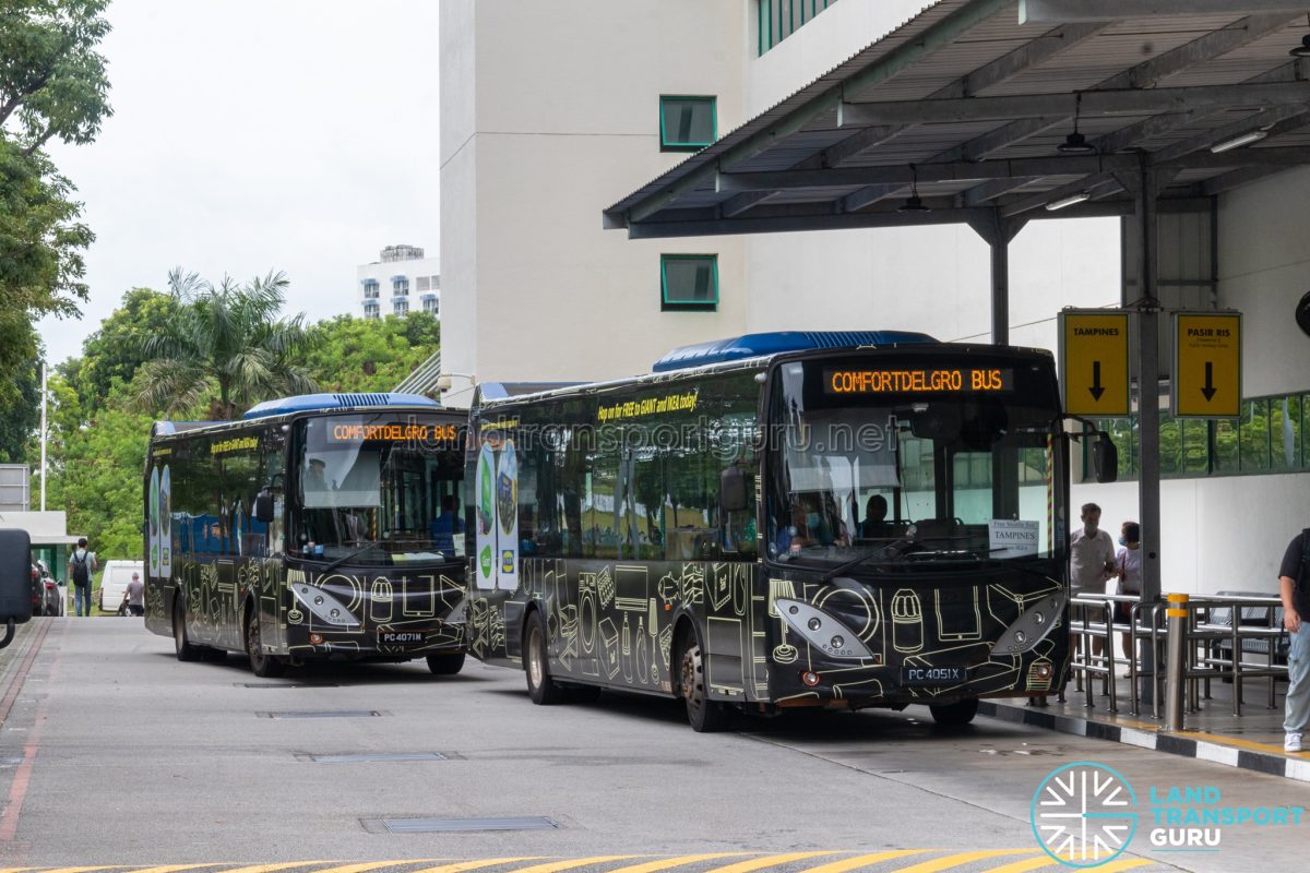 Comfortdelgro Bus Volvo B9l Buses At Giant Tampines Land Transport Guru