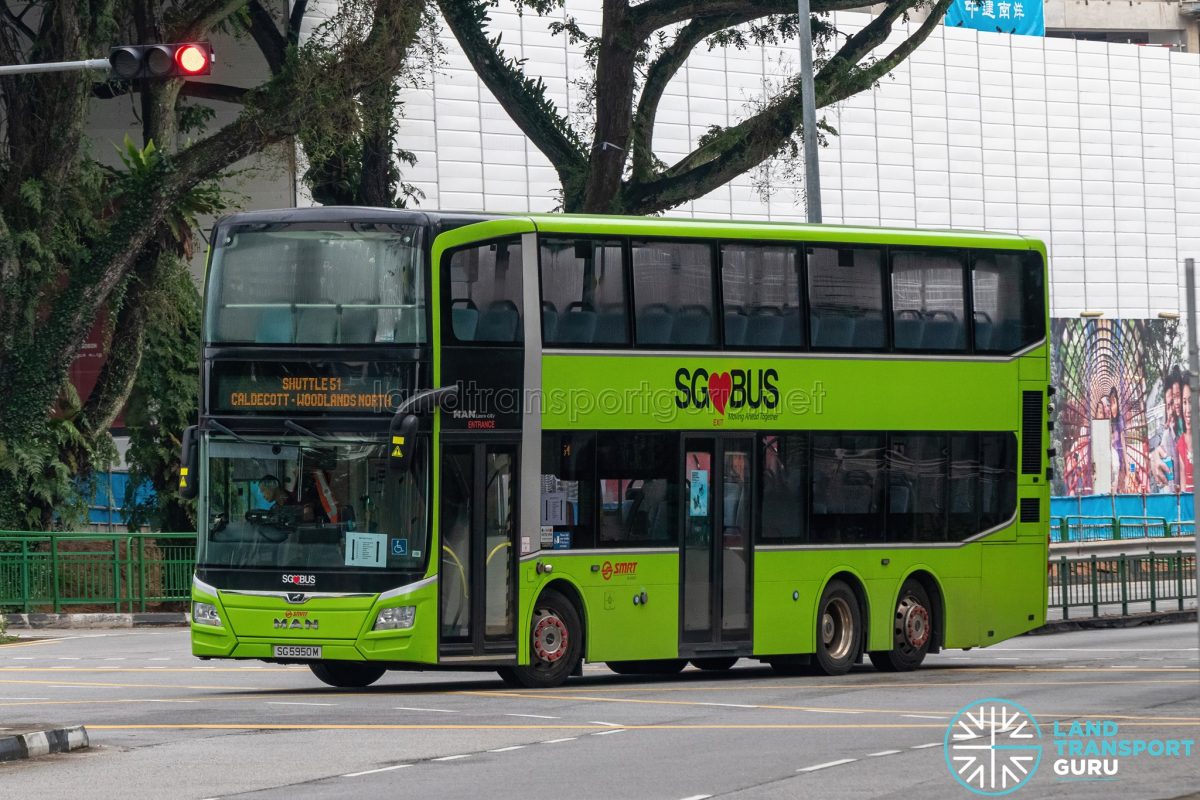 Shuttle 51 Woodlands North—Caldecott Shuttle Bus Service Land