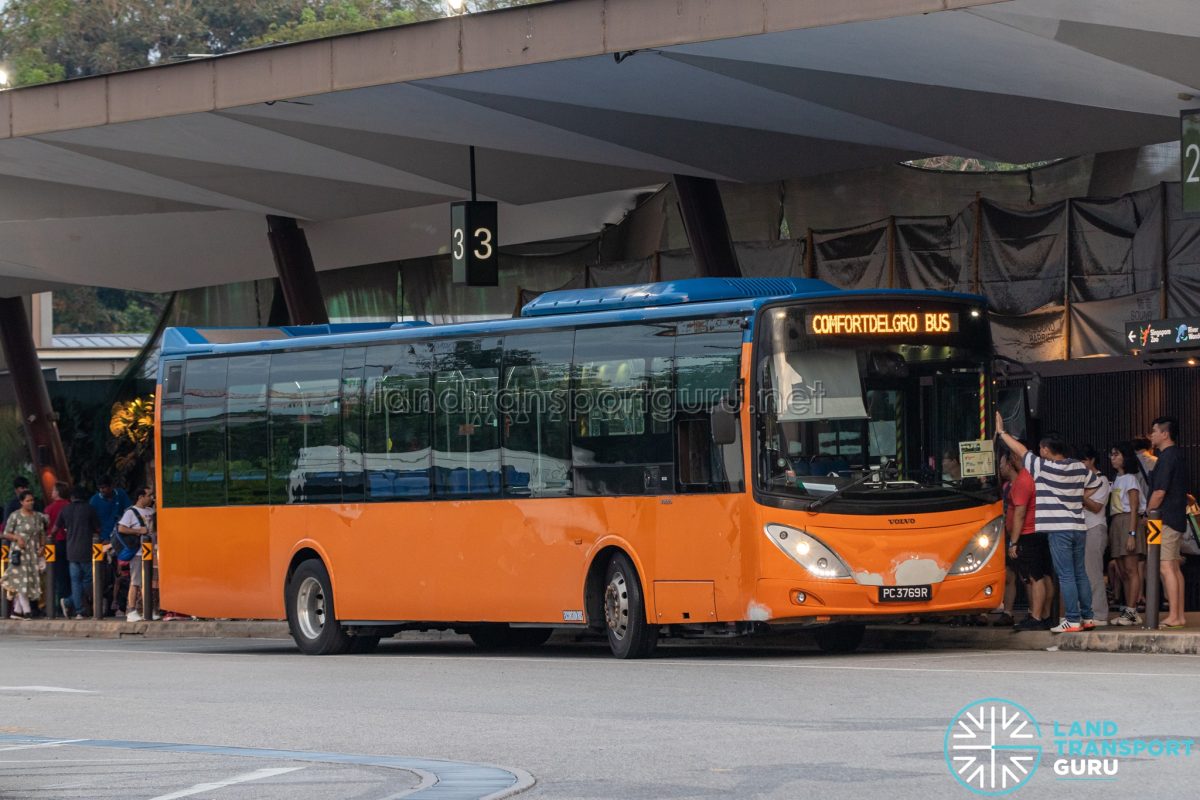 Mandai Khatib Shuttle – ComfortDelGro Bus Volvo B9L (PC3769R) | Land ...