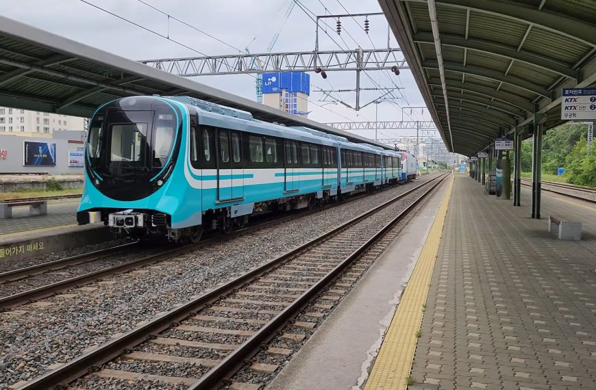 Jurong Region Line MRT Train Spotted In South Korea