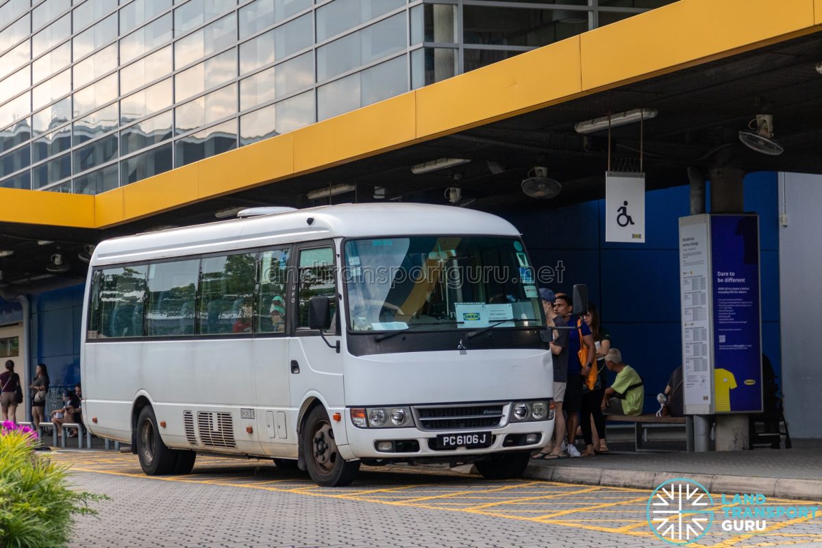 IKEA Tampines Shuttle Mitsubishi Rosa (PC6106J) Land Transport Guru