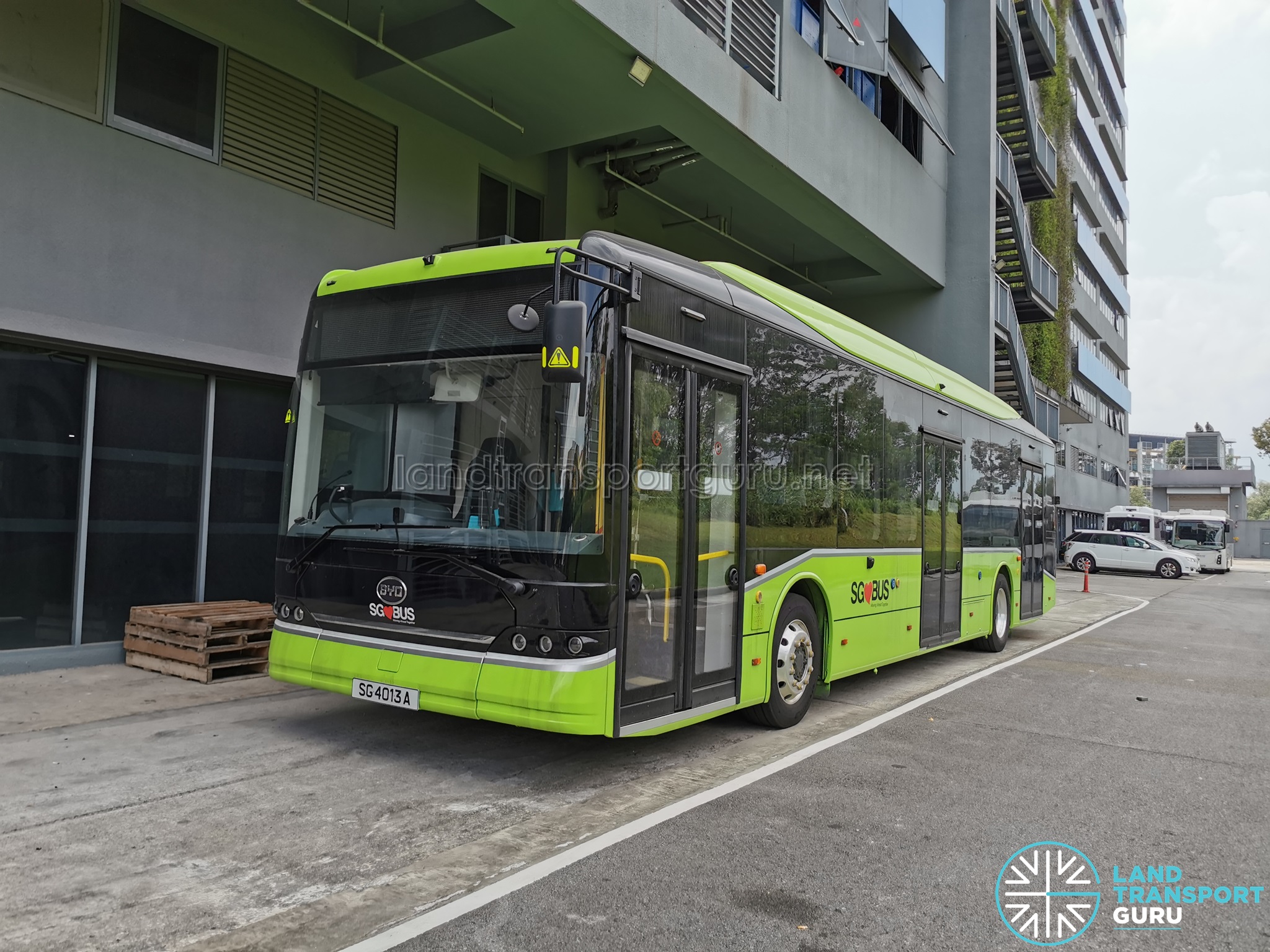 BYD B12A03 (LTA Trial Bus) (SG4013A) | Land Transport Guru