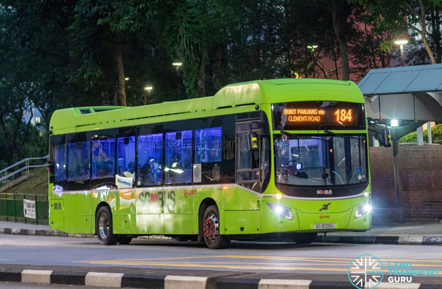 SMRT Bus Service 184