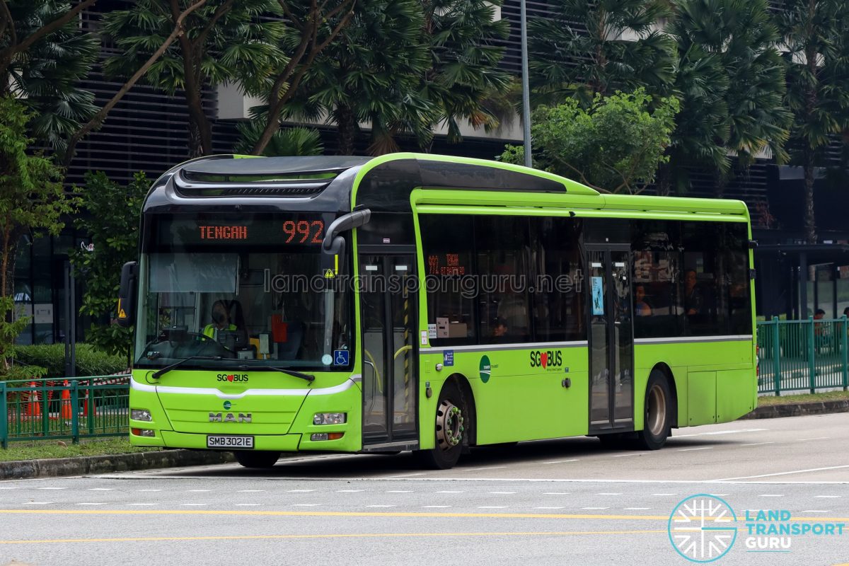 New Bus Stops along Tengah Garden Walk for Bus Services 871 & 992 ...