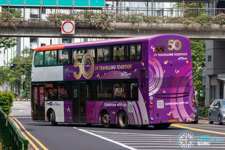 SBS Transit Volvo B9TL Wright (SBS3793B) (Rear) [SBST50] | Land ...