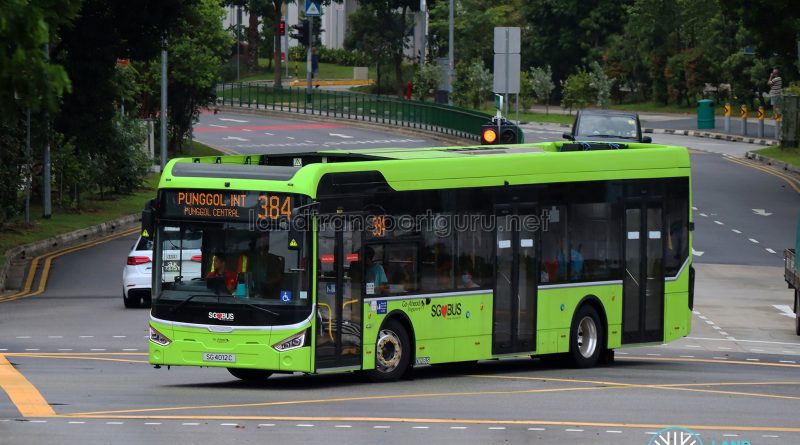 Bus 384 - Go-Ahead Singapore FTBCI FBC6120BRS7 (SG4012C)