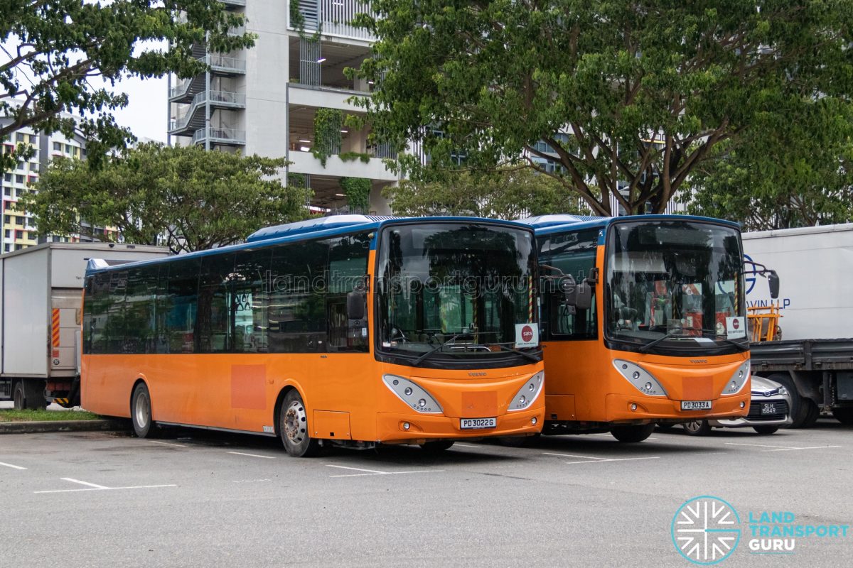 Muezza Coach Bus Services Volvo B9l Pd3022g And Pd3033a Land