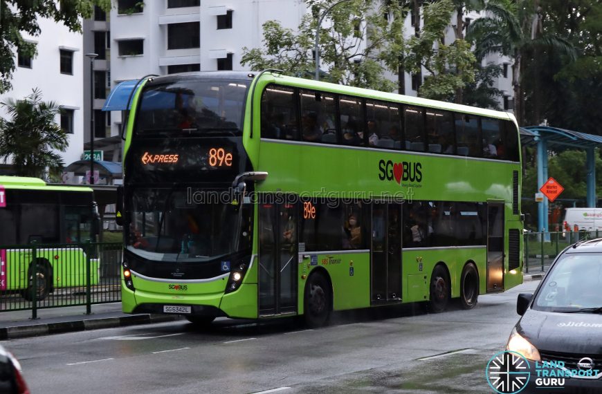 Express 89e - SBS Transit Alexander Dennis Enviro500 (3 Door) (SG6342L)