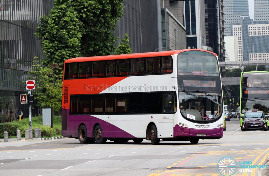 Bus 121 - SBS Transit Volvo B9TL Wright (SBS7552D)