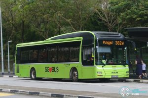 Bus 382W - Go-Ahead Singapore MAN A22 (SMB3039E)