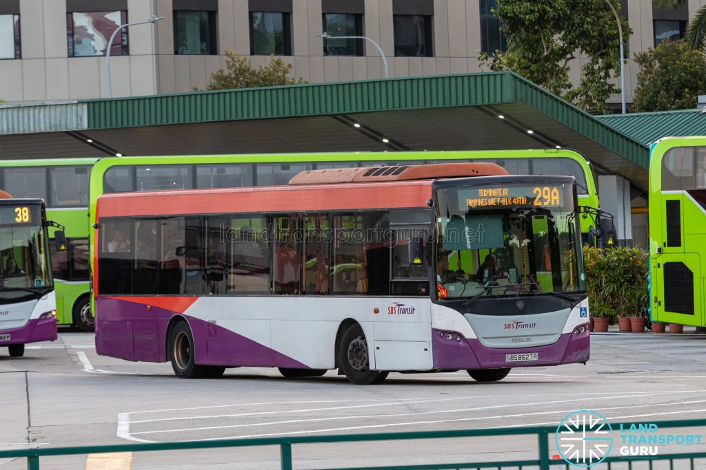 Bus 29A - SBS Transit Scania K230UB (SBS8627R)