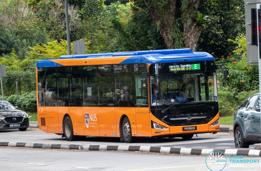 NUS Internal Shuttle Bus E