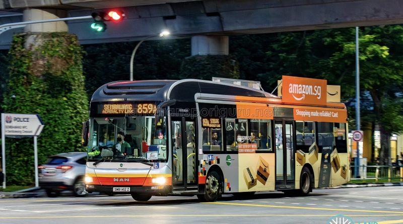 Bus 859A - Tower Transit MAN A22 (SMB1412Z)