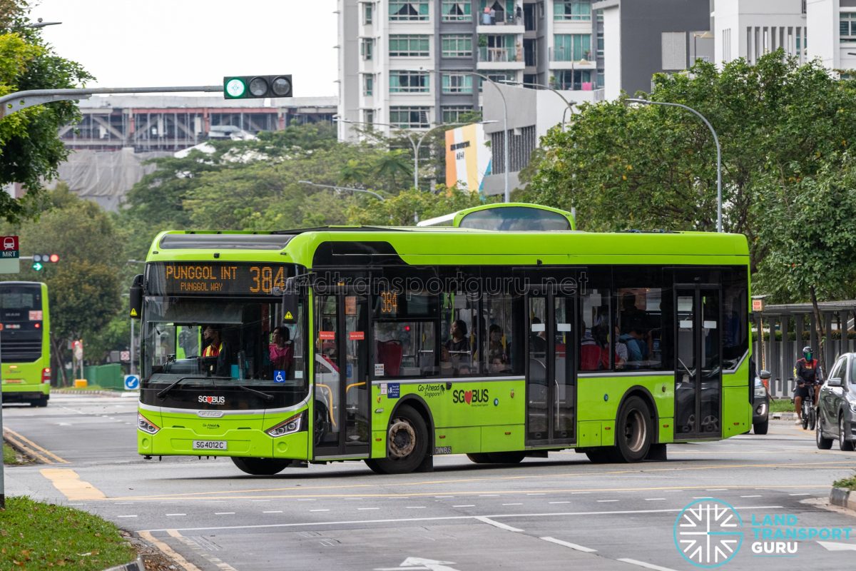 Bus 384 – Go-Ahead Singapore FTBCI FBC6120BRS7 (SG4012C) | Land ...