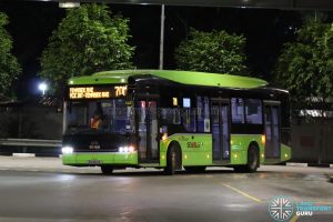 Bus 70M - SBS Transit BYD B12A03 (SG4013A)