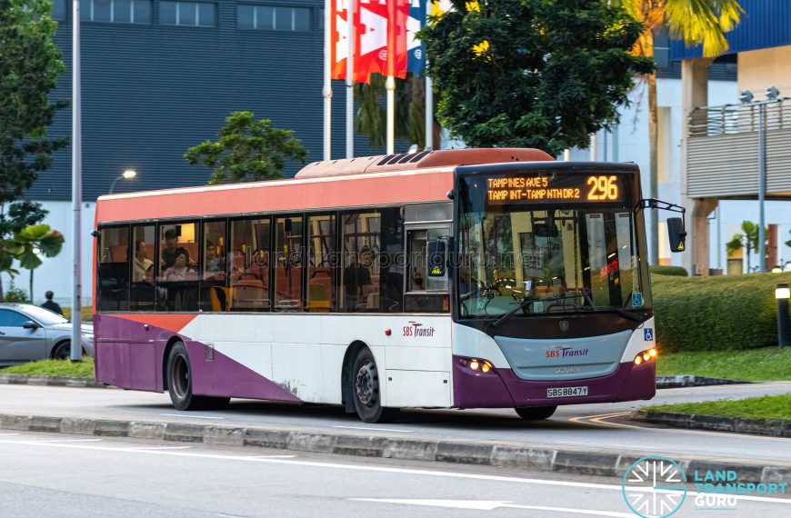 SBS Transit Feeder Bus Service 296