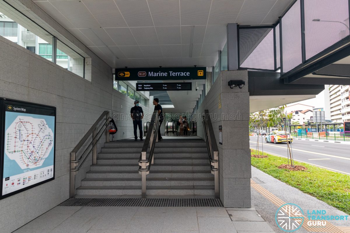 Marine Terrace MRT Station – Exit 4 | Land Transport Guru