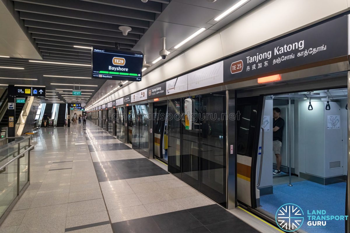 Tanjong Katong MRT Station – Platform A (Upper Platform) | Land ...