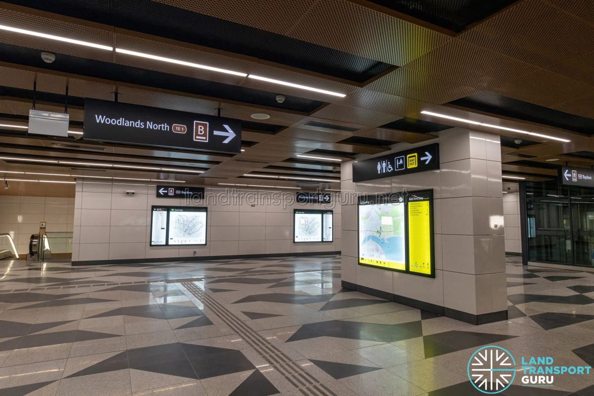 Tanjong Rhu MRT Station – Concourse Signage to Platforms | Land ...