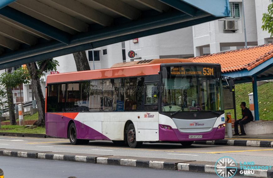 SBS Transit Bus Service 53M