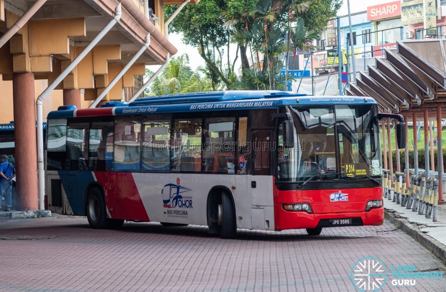 Bas Muafakat Johor Bus Service P314