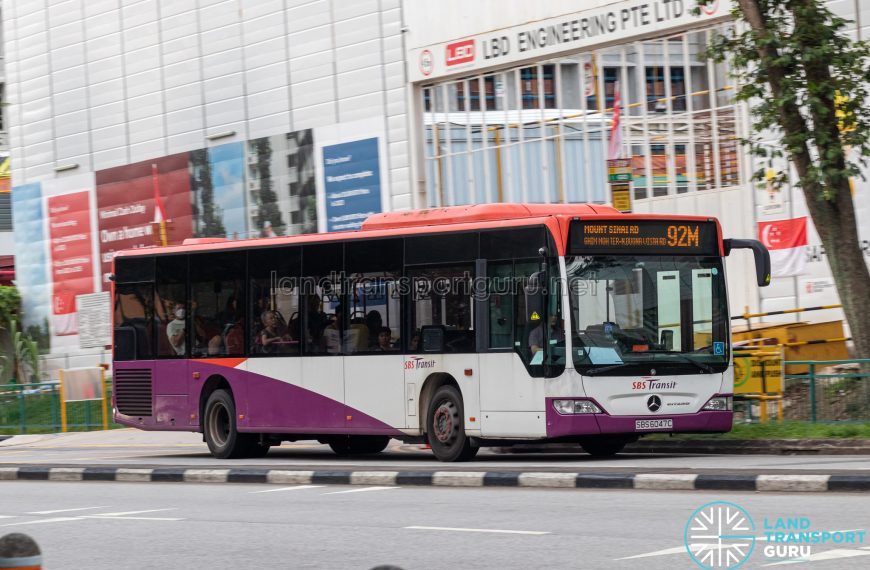 [Defunct] SBS Transit Bus Service 92M