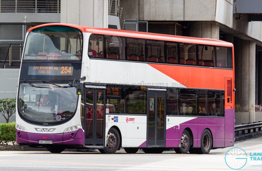 Bus 254 - SMRT Buses Volvo B9TL Wright (SBS3202R)