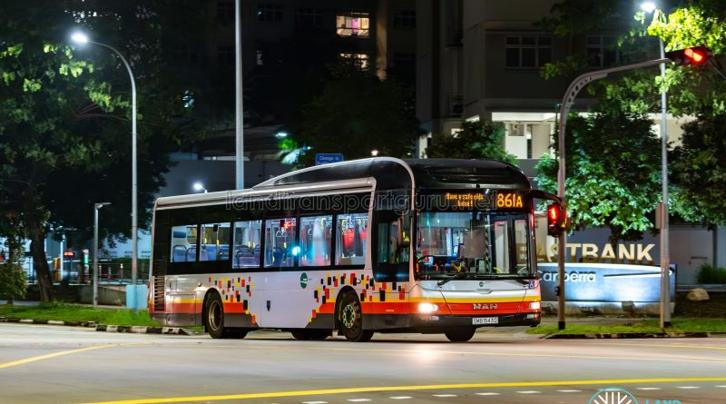 Bus 861A - Tower Transit MAN A22 (SMB1543D)