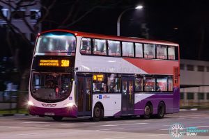 Bus 50A - SBS Transit Volvo B9TL Wright (SBS3128Y)