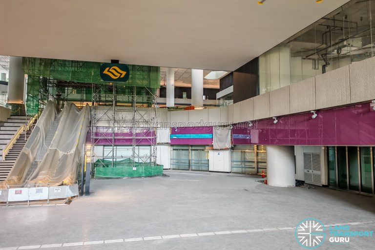 Punggol Coast MRT Station – Exit 2 leading to NEXUS building atrium ...