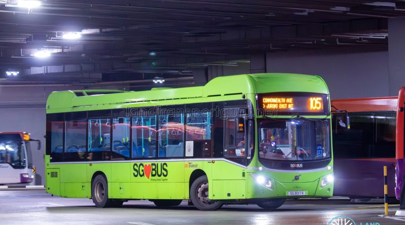 Bus 105 - SBS Transit Volvo B5LH (SG3017X)