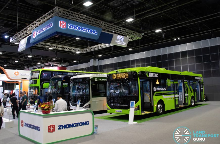 Buses exhibited at SITCE 2024