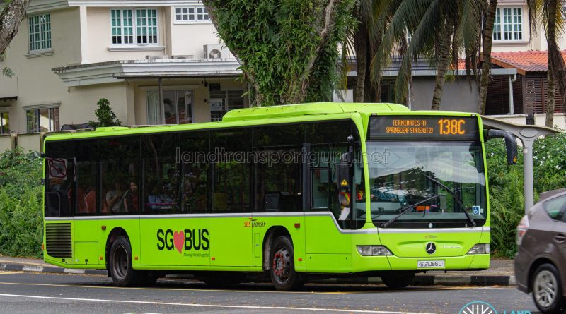 Bus 138C - SBS Transit Mercedes-Benz Citaro (SG1086J)