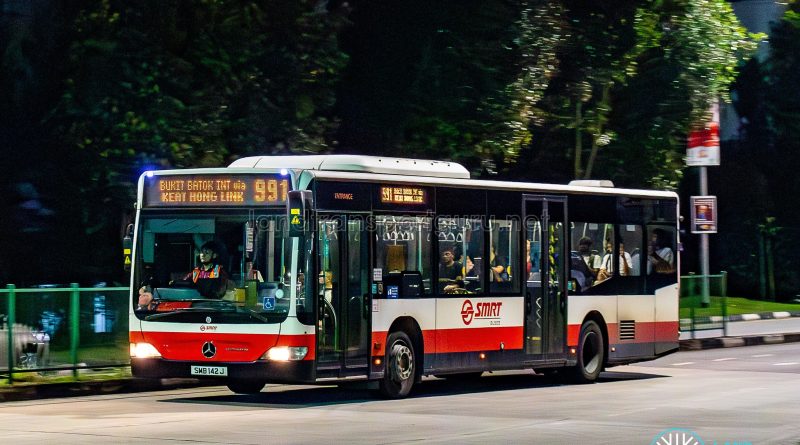 Bus 991 - SMRT Mercedes-Benz Citaro (SMB142J)