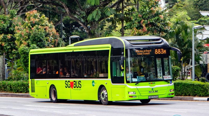 Bus 883M - Tower Transit MAN A22 (SMB1529X)