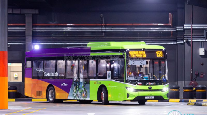 Bus 159 - SBS Transit BYD BC12A04 (SG3111G)