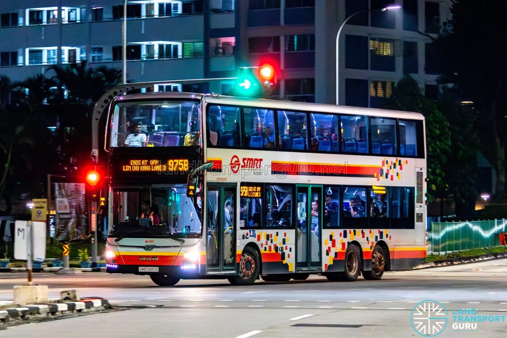 Bus 975B - SMRT MAN A95 (SMB5889E)