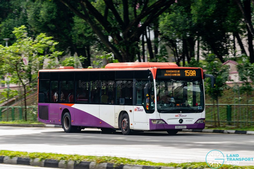 Bus 159A - SBS Transit Mercedes-Benz Citaro (SG6199Y)