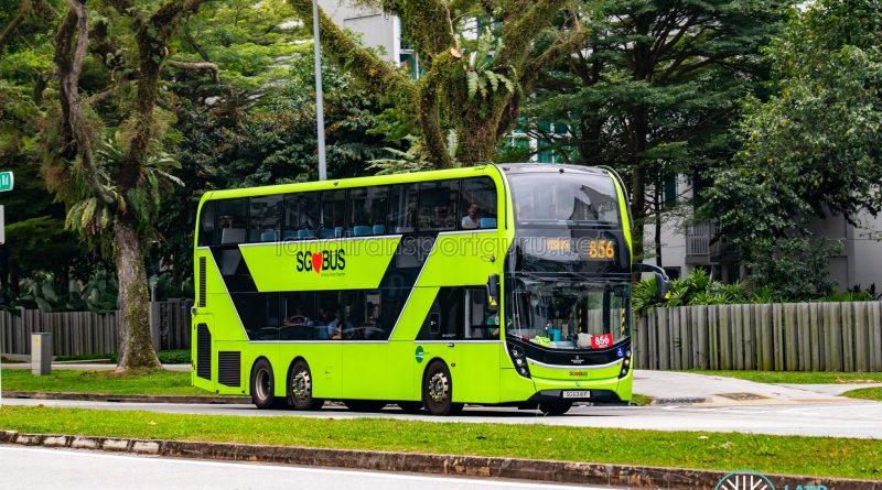 Bus 856 - Tower Transit Alexander Dennis Enviro500 3-door (SG6341P)