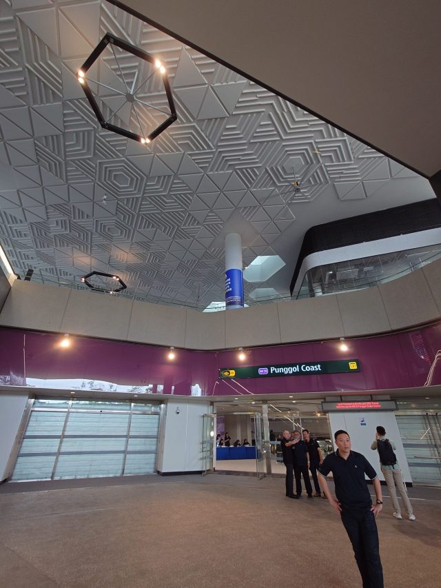 Punggol Coast MRT Station Opening