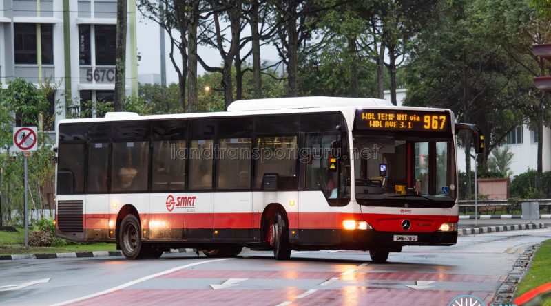 Bus 967 - SMRT Buses Mercedes-Benz Citaro (SMB178G)